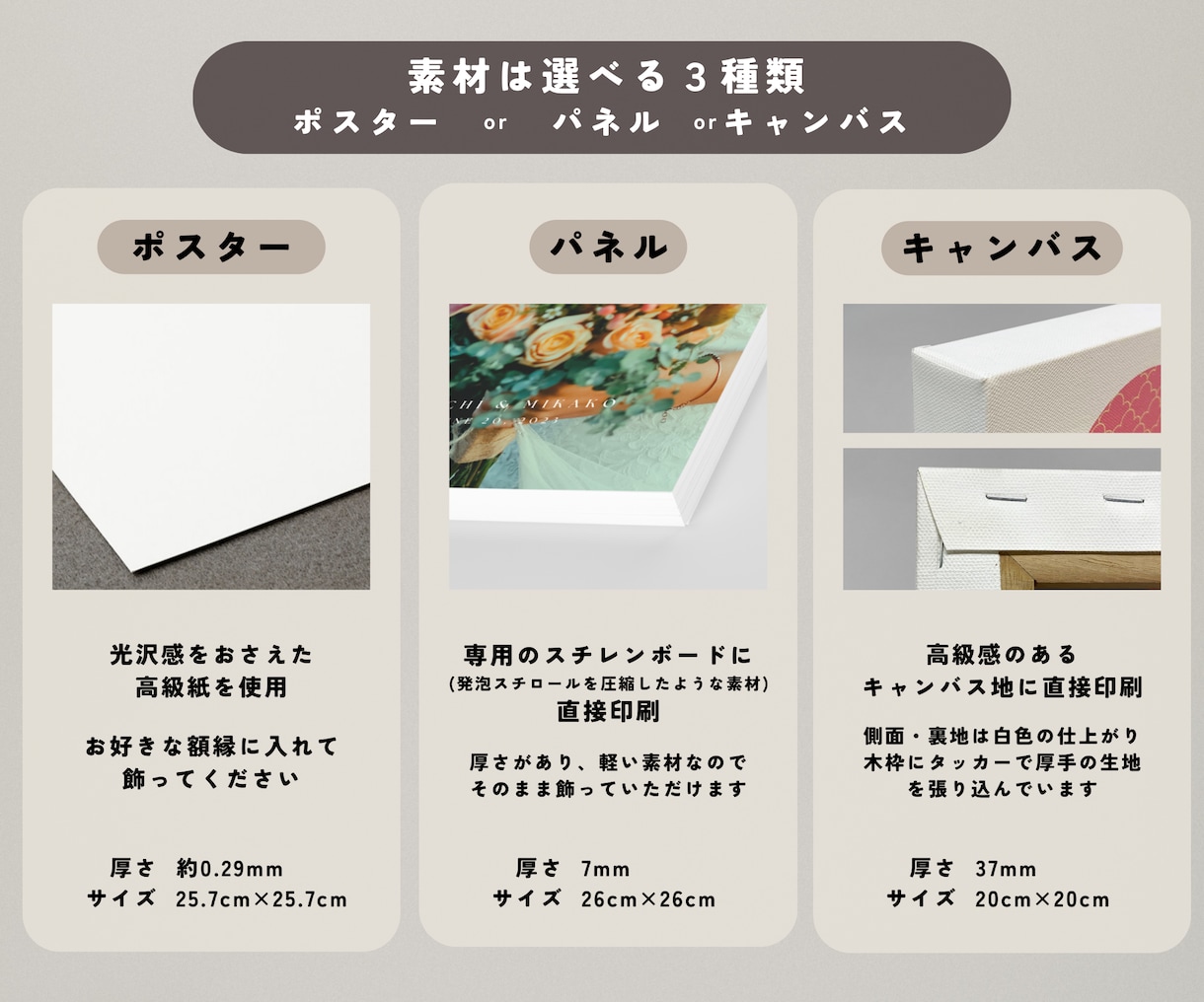 一生の思い出に！写真から【命名書】作ります 写真に文字入れするオーダーメイド品♡ プレゼントにも◎ イメージ5