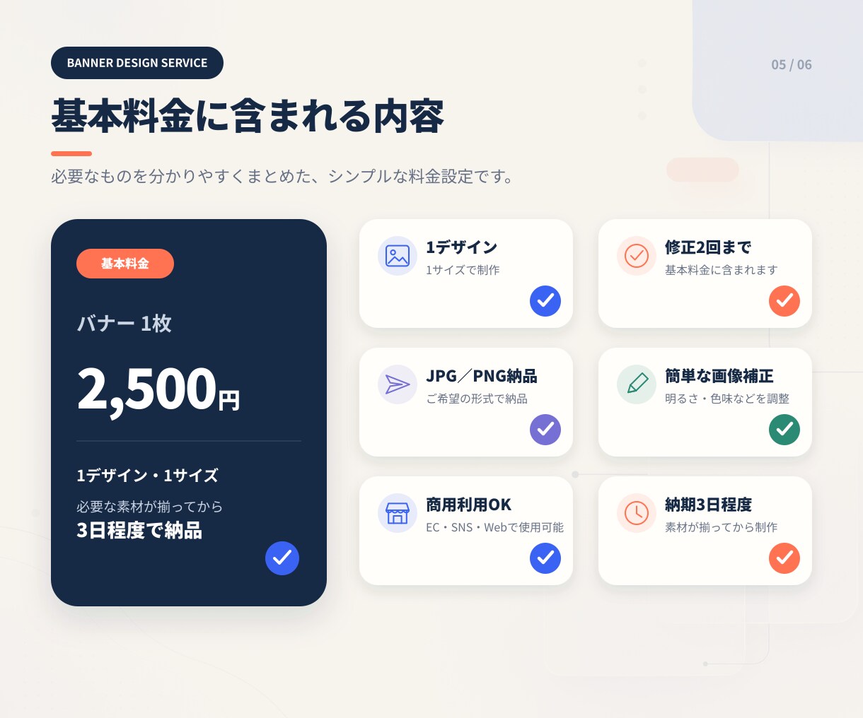 EC・SNS用の伝わるバナーを丁寧に制作します EC運営歴約5年｜商品の魅力が分かりやすく伝わる画像を制作 イメージ4