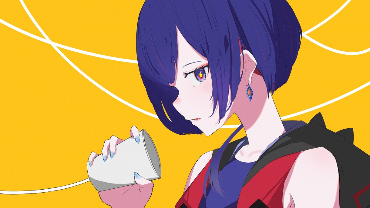 イラスト制作/カッコかわいい女の子を描きます 歌ってみた動画イラスト、グッズイラスト等 イメージ6