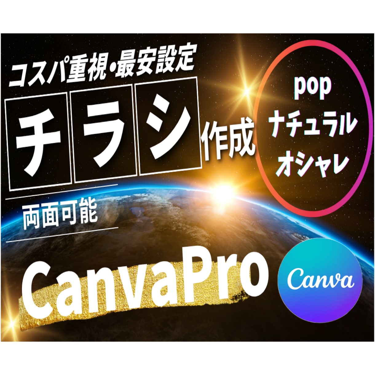 CanvaProで幅広いデザインのチラシ制作します コスパ重視＊速い！わかりやすい！低価格！高クオリティを実現！ イメージ1