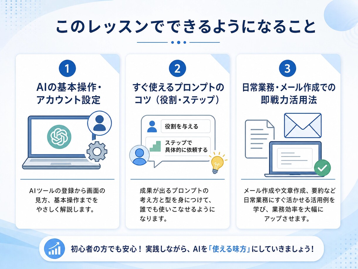 現役SEが実際に行っているAI活用法を教えます 初心者でも今日から使えるAI活用のコツをお伝えします! イメージ2