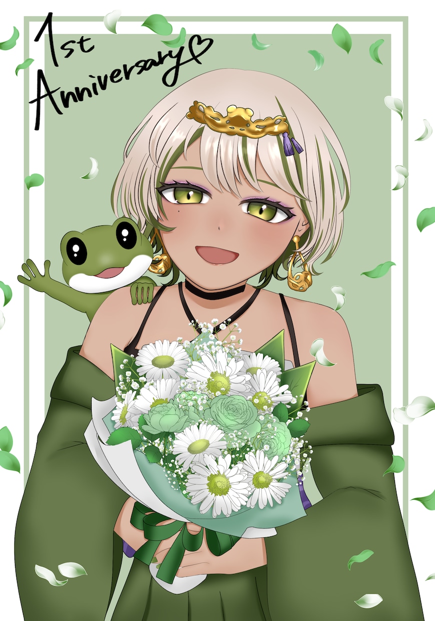 一枚絵描きます 簡単な背景つき！/商用OK/こだわり詰め込み イメージ1