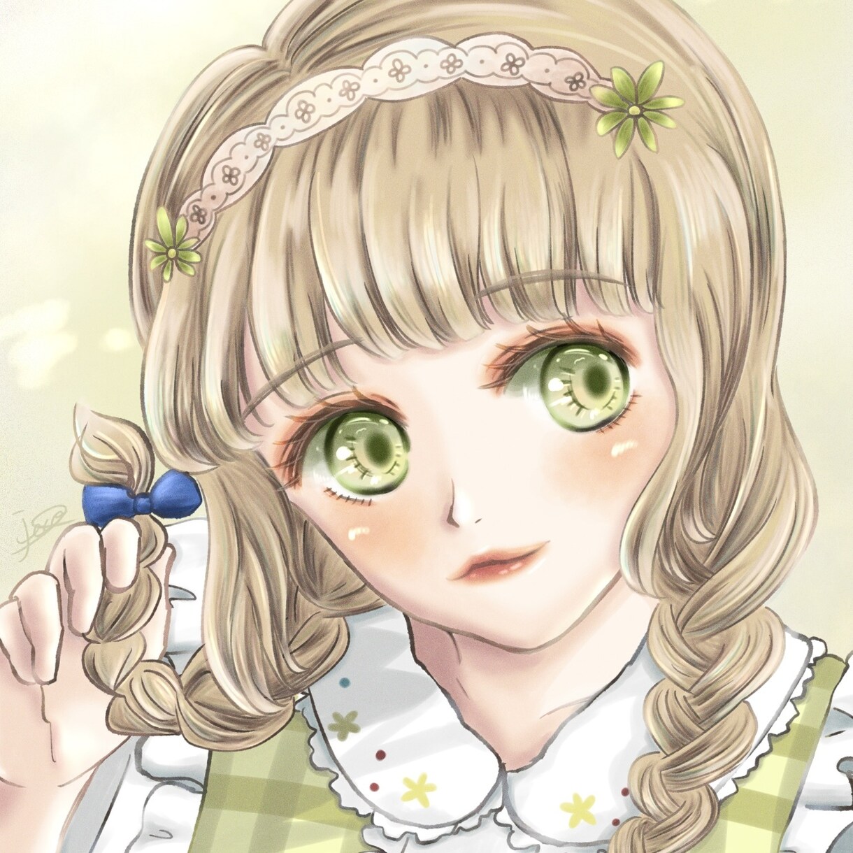 お人形みたいなキラキラな女の子描きます サービス開始記念☆10件目までの特別価格！ イメージ1
