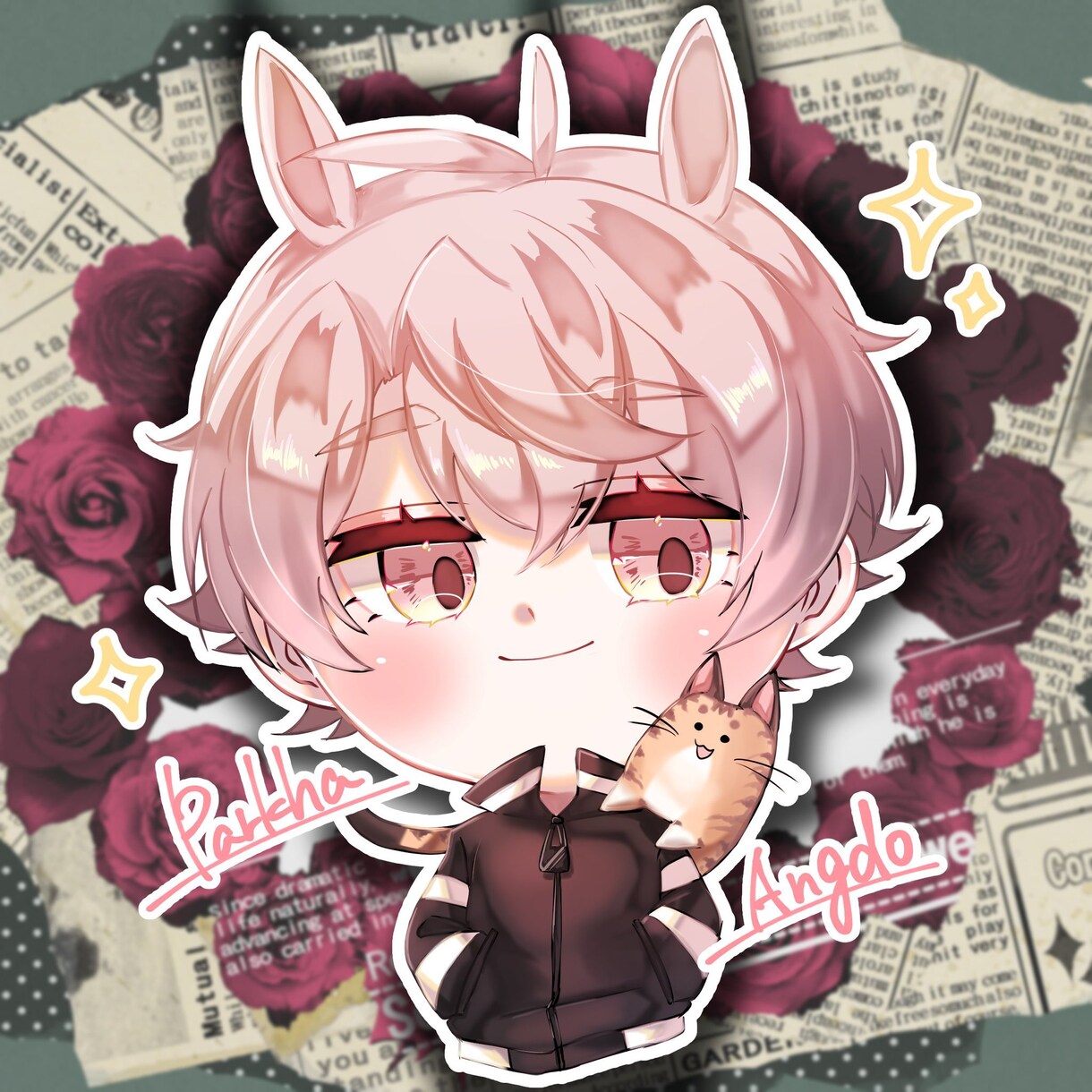 デフォルメイラスト描きます 2~2.5等身のイラスト制作します イメージ1