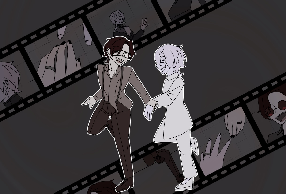 リアル、アニメチックのイラストを描きます 暗く淡いがどこか明るい雰囲気があります イメージ7