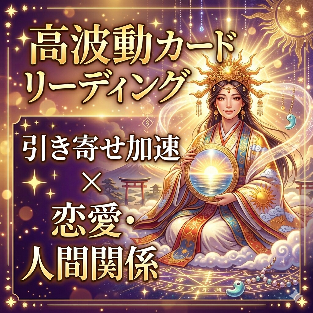 高波動カードリーディング　鑑定します 先着5名さまモニター期間の価格です。 イメージ1