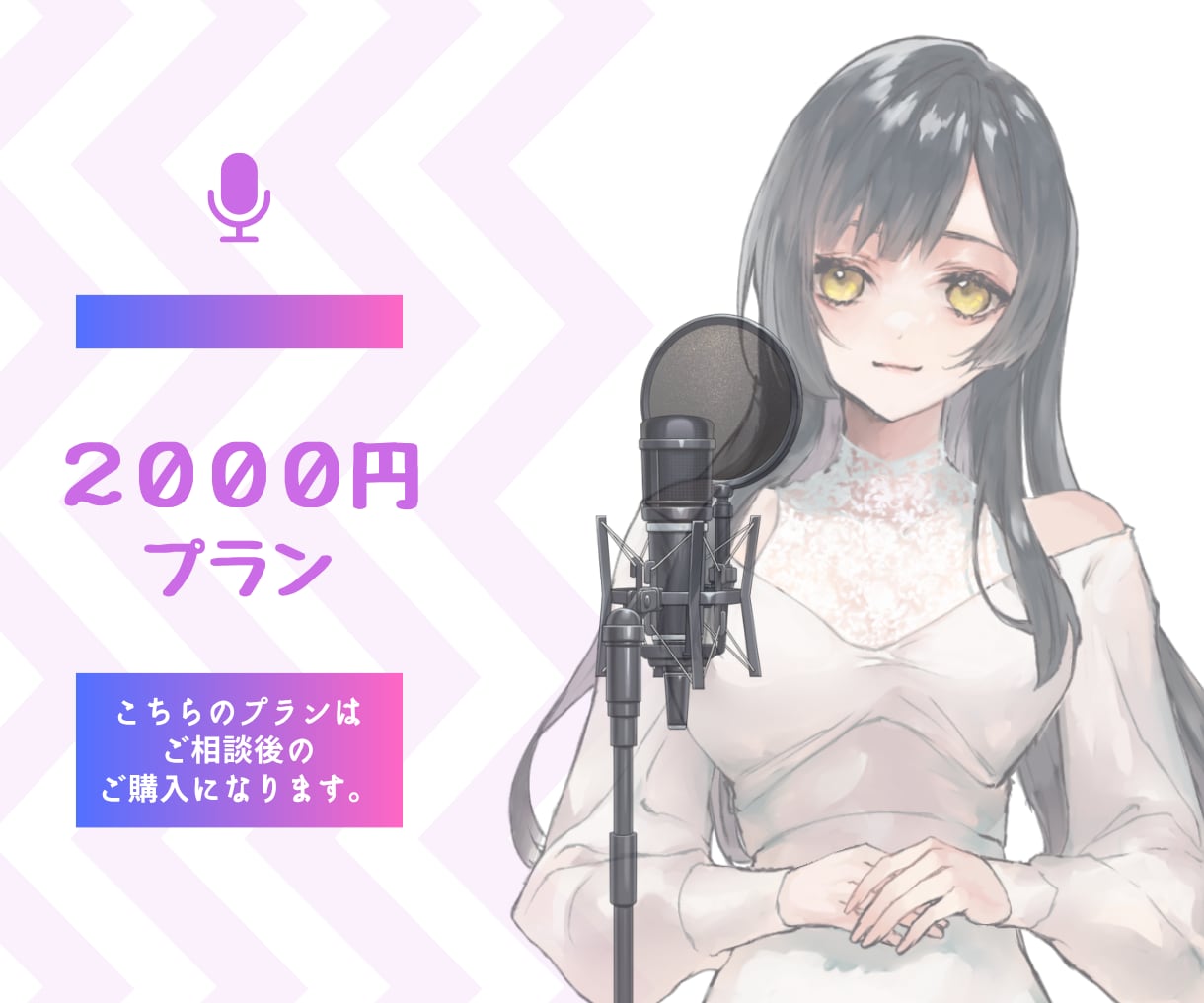 2000円でのご提供のプランになります 千歳とのご相談後のプランになります。 イメージ1