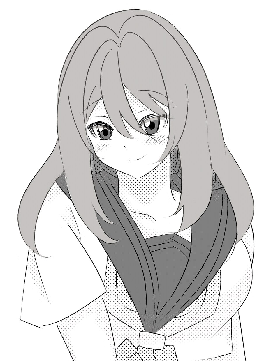 漫画風イラストの線画制作致します バストアップ線画、デフォルメ、などご希望の用途に合わせます イメージ1