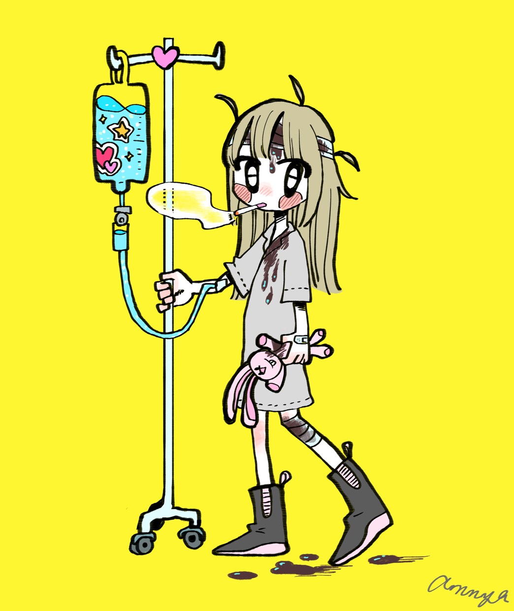 不思議ｶﾜｲｲイラスト・漫画調似顔絵等描きます 模様いっぱい鮮やかなイラスト〜似顔絵まで！ イメージ1