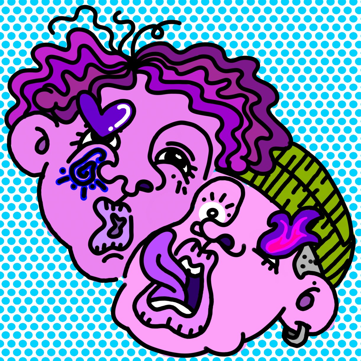 ポップで中毒性のあるあなただけのイラストつくります 量産型じゃ物足りない人へ。あなたのクセをキャラクターにします イメージ6