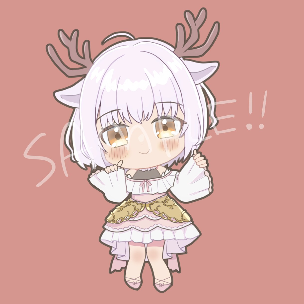 あなたの大切なキャラクターをミニキャラ化します 元デザインを大切にデフォルメイラスト描きます！ イメージ5