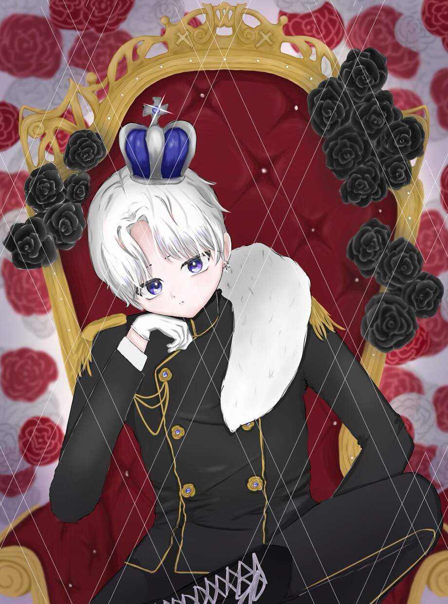 厚塗りのイラストを制作します アイコン・配信背景どちらにもオススメです! イメージ1