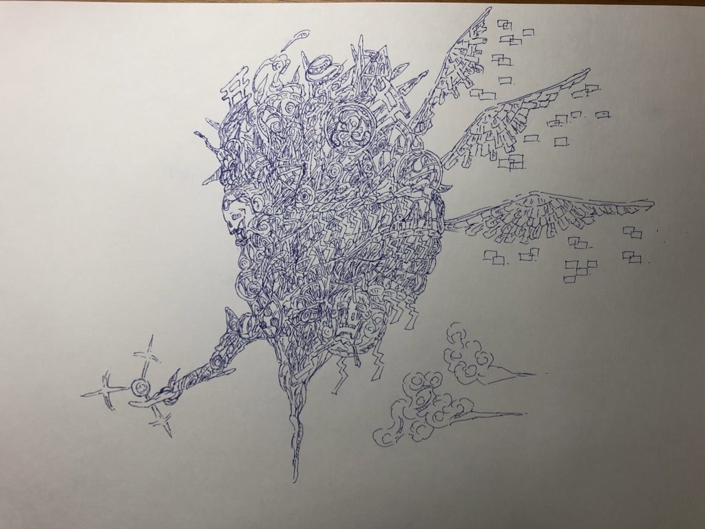 作風を気に入っていただいた方に、絵を描きます 独特な作風です。好みがマッチする方のみご購入下さい。 イメージ4