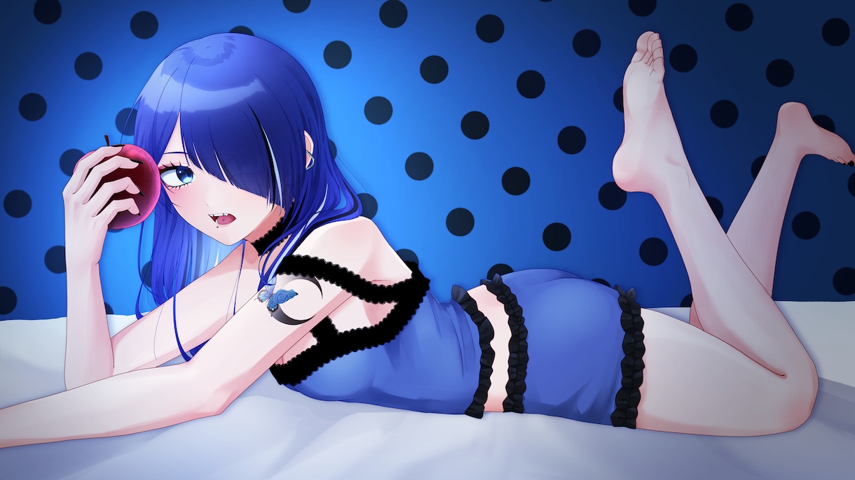VTuberやVライバー活動に！イラスト描きます 一枚絵/立ち絵/ミニキャラ/グッズイラスト/歌みたイラスト イメージ1