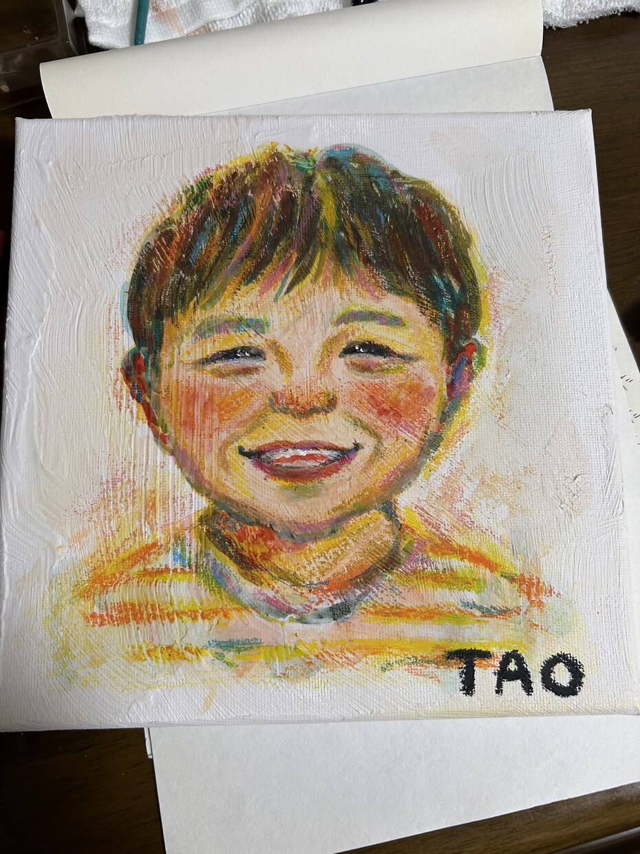 結婚祝いや記念日の似顔絵を描きます 手書きだからこその暖かみある似顔絵を提供します イメージ3