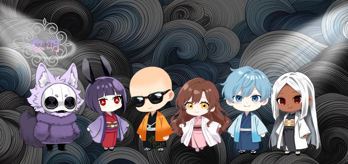 ちびキャラ描きます 固テキャラもゼロからデザインも！ イメージ1