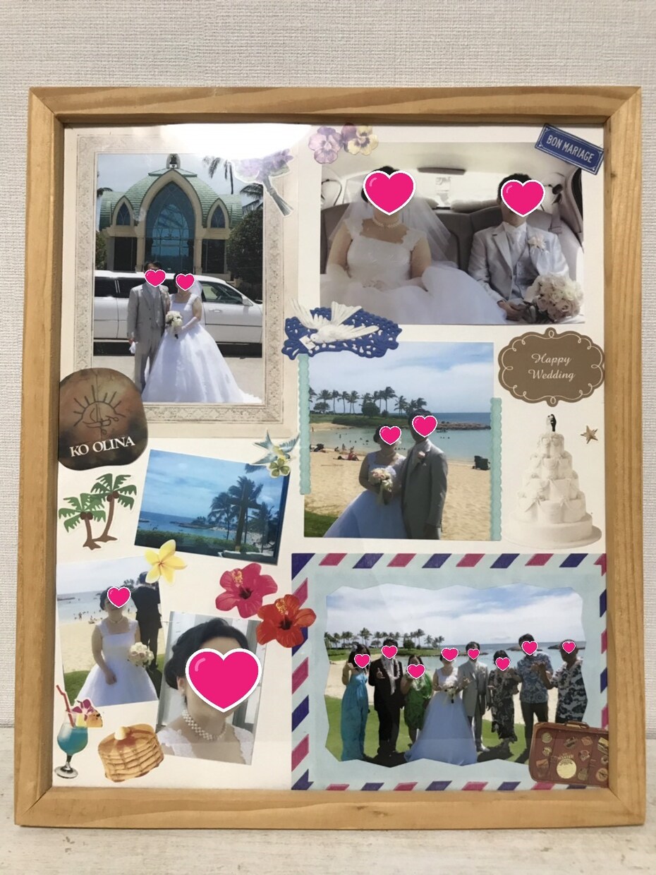 思い出を形に☆オリジナル写真立て作ります ご家族や友人への贈り物♪ご自分の思い出を飾りたい方♪ イメージ3
