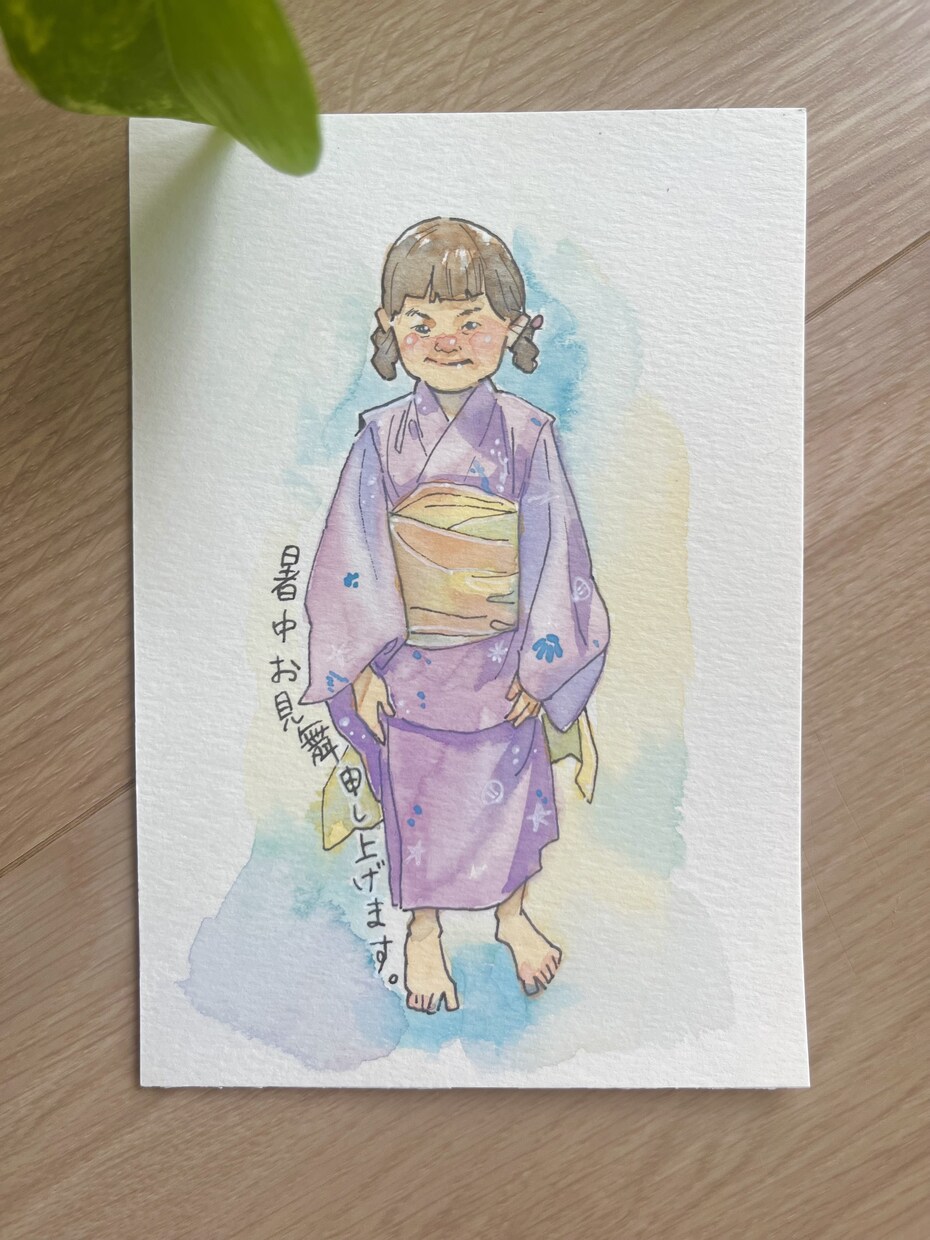 水彩アナログイラストで子供の絵や小物描きます 10冊以上自著あり/育休プロ漫画家／アナログ イメージ5
