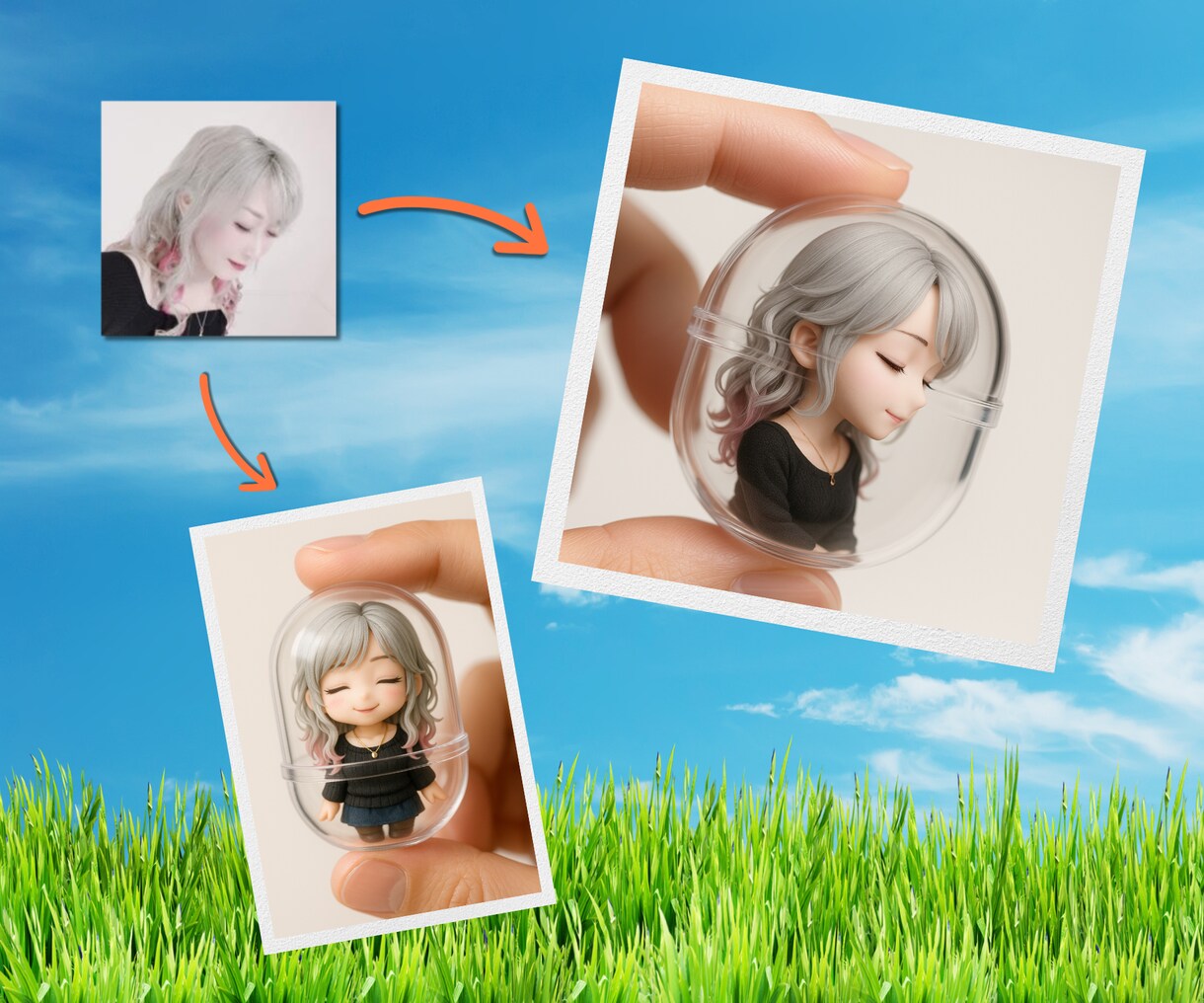 AI × 職人技❗️ガシャポンカプセル画像にします 話題沸騰❗️世界で1つのAIカプセル画像 イメージ4