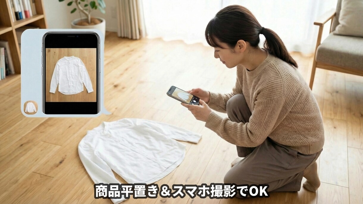 AIモデルで商品着用画像を作成します モデル撮影不要！｜低コストで高品質な商品着用画像を作成 イメージ2