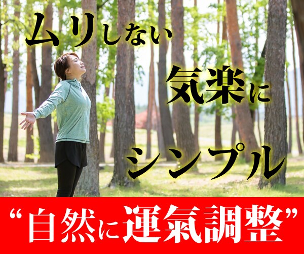あなたは普通に過ごすだけ。お任せで運氣を整えます すみません。特別なこと、難しいことはいりませんでした。 イメージ1