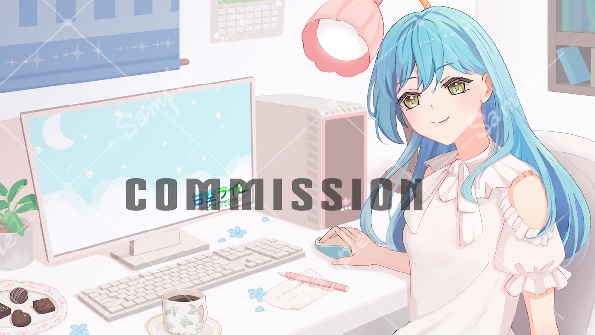 イラスト制作いたします アイコン、一枚絵、サムネなどに使えるイラストを制作します イメージ8