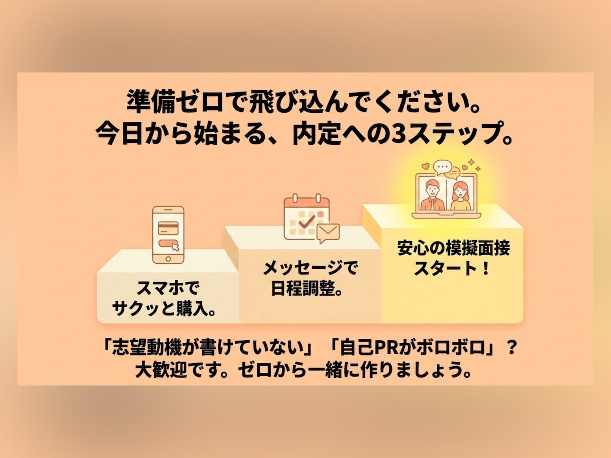 吃音を武器に内定！就活相談・模擬面接サポートします どもってもOK！自身の経験を元に、相談・模擬面接行います！ イメージ8