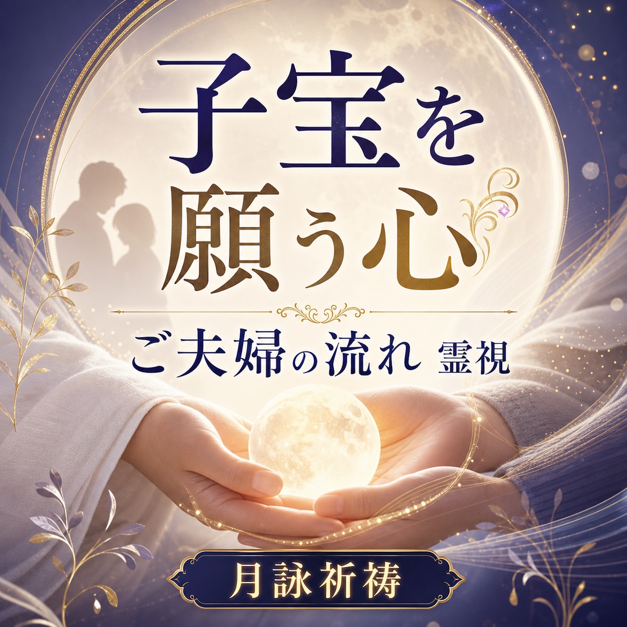 子宝を願う心とご夫婦の流れを霊視します 授かりへの不安、夫婦のすれ違い、今整えるべき心の流れを視ます イメージ1