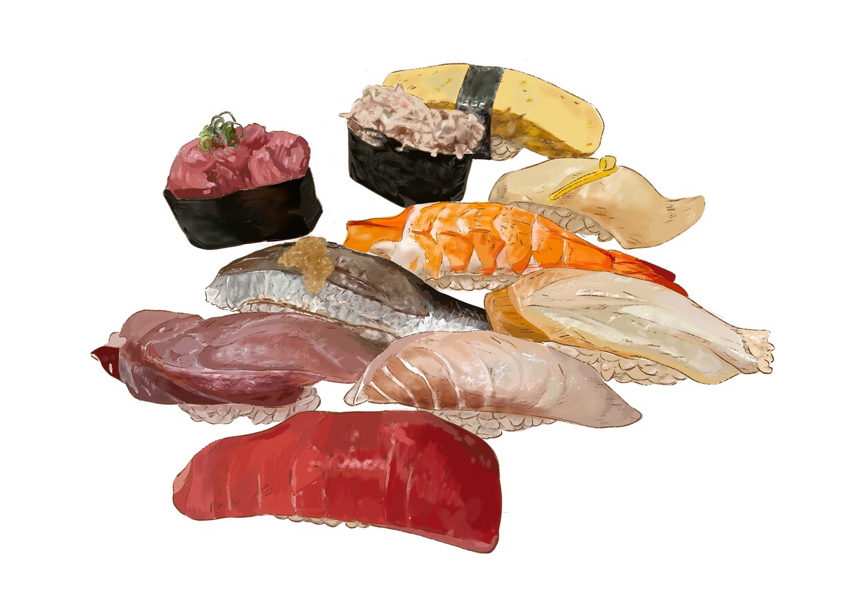 おいしい食べもののイラストを作成します リアルな素材感にこだわりたいと思っています。 イメージ6