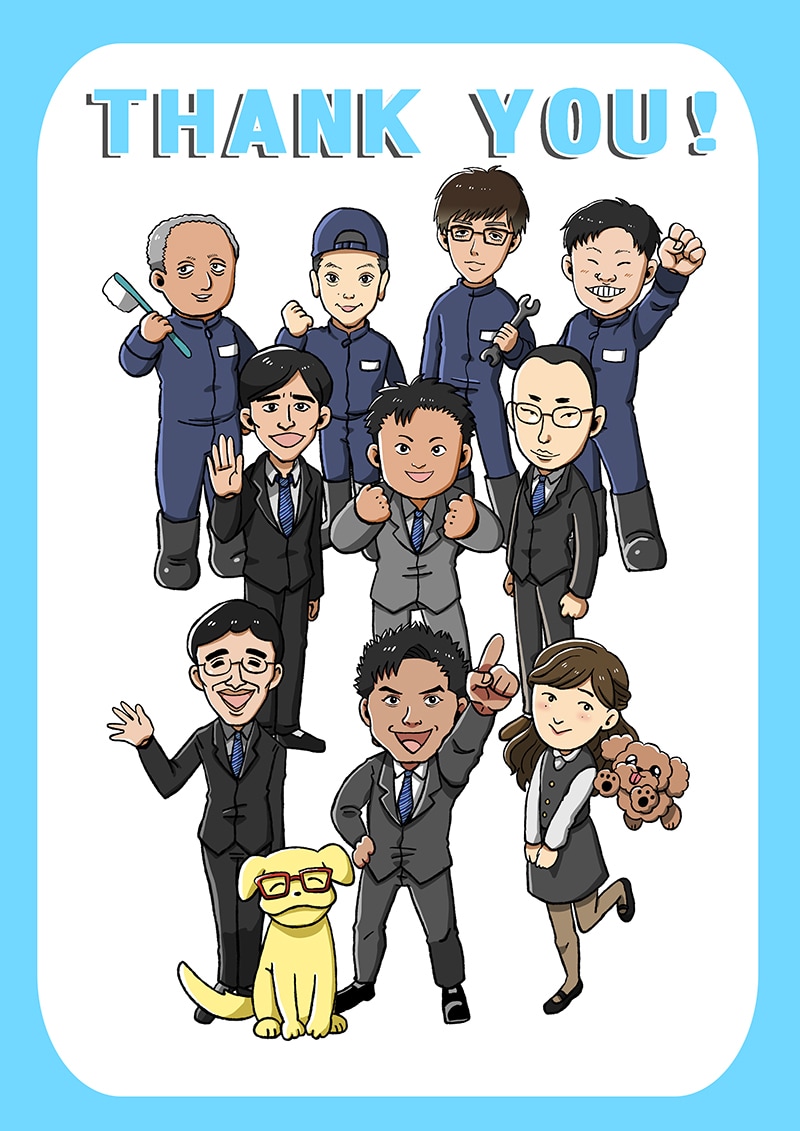 デジタルで★魅力と個性を引き出す似顔絵を描きます モデルさんの魅力を似顔絵で表現します。 イメージ7