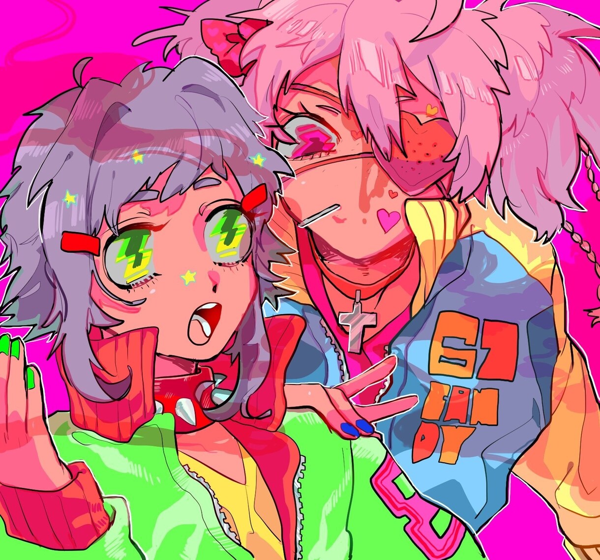 かわいい女の子のイラスト描きます 可愛い物好きの方を満足させます！任せてください！ イメージ2