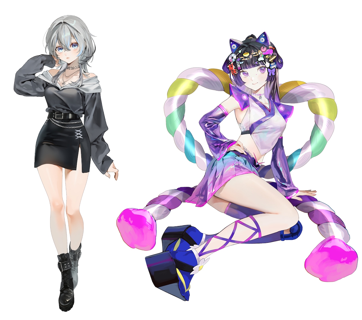 企業実績有/質感重視のイラストを制作します MV・Vtuber活動用・記念絵・グッズ用・ゲームCG素材等 イメージ10
