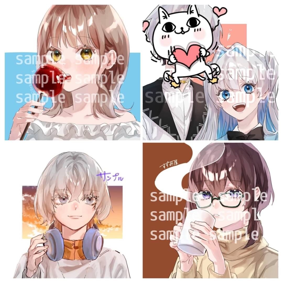 アイコンからサムネまで！映えるイラスト描きます 安価で高クオリティ目指してます、お気軽にご相談下さい！ イメージ5