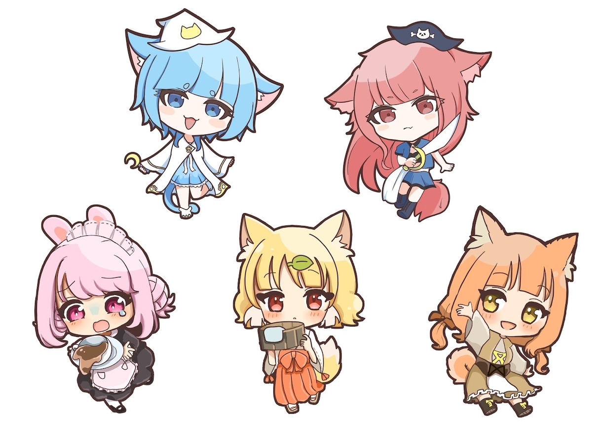 商用利用可◎┋可愛い女の子描きます 御要望に沿ってイラスト制作します！ケモ耳を得意としています！ イメージ5