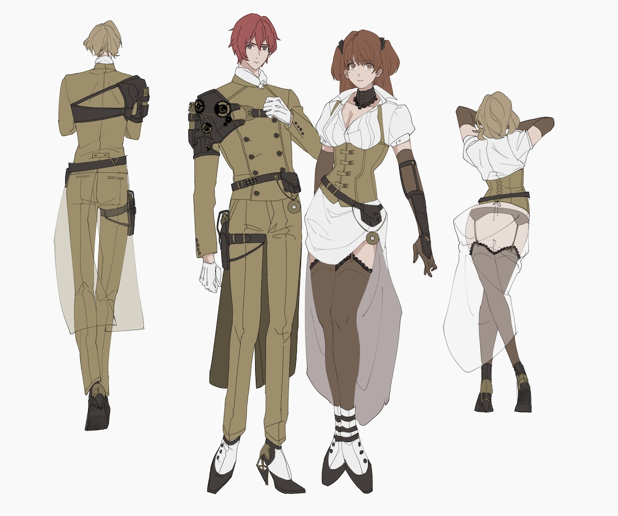 TRPGや動画に使える素敵な立ち絵お描きいたします 格好いいもカワイイも得意です！あなたに合わせた描き方でお届け イメージ5