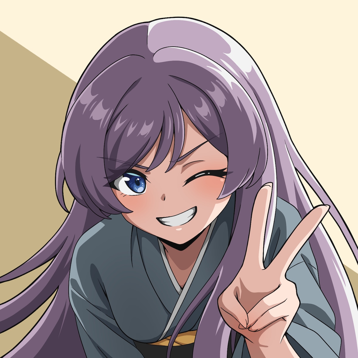 アニメ風の可愛いアイコンイラストを描きます 【アニメ塗り】【SNSアイコン】【かわいいイラスト】 イメージ1
