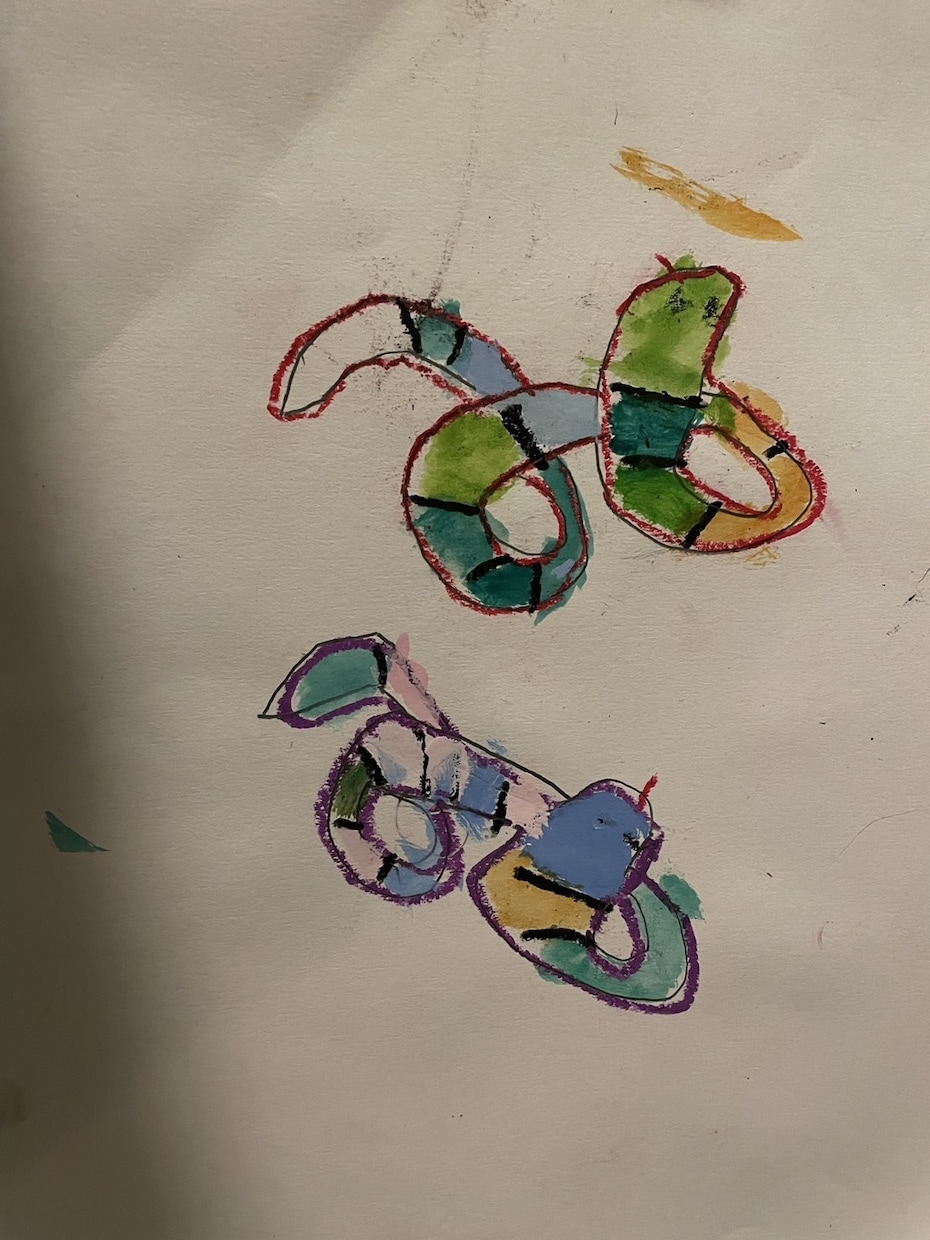 お子様が描いた絵をデジタルイラストにします 思い出をデータで保管できます。 イメージ5
