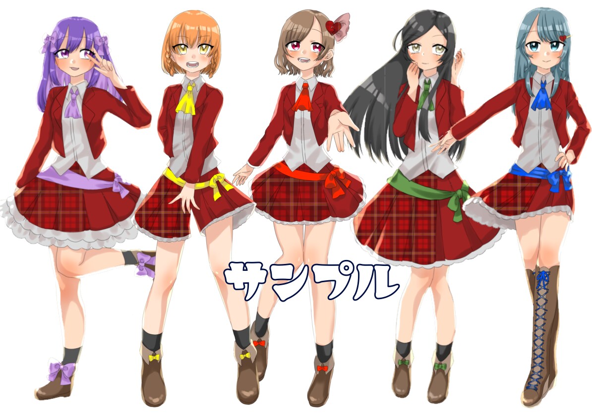 オリジナルキャラクターイラストデザインします 商用可能！オリキャラ/Vチューバー/立ち絵作ってみませんか？ イメージ5