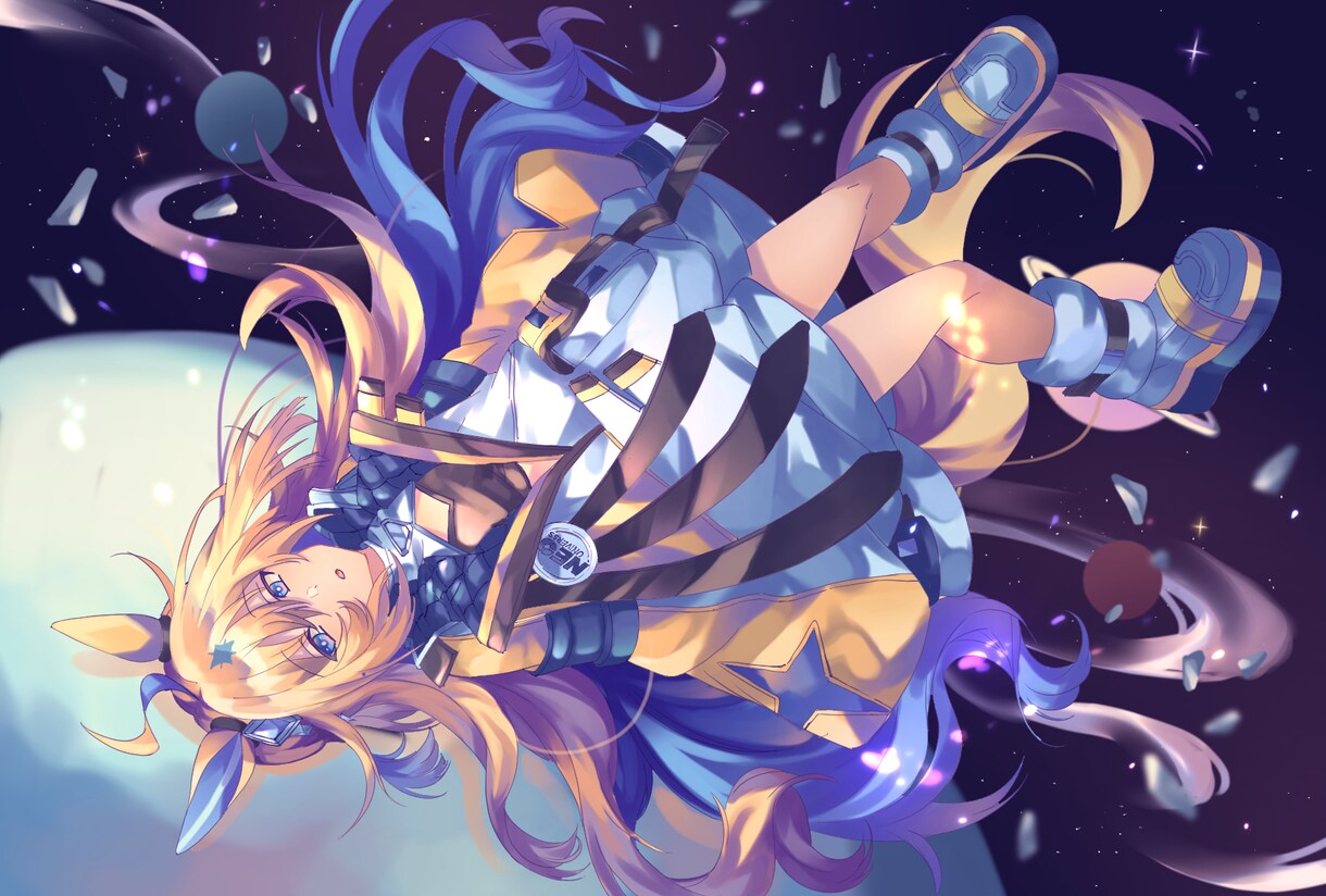 背景あり！綺麗なイラスト制作致します SNS等でのアイコンや、動画の挿絵に使用可能なイラストです！ イメージ2