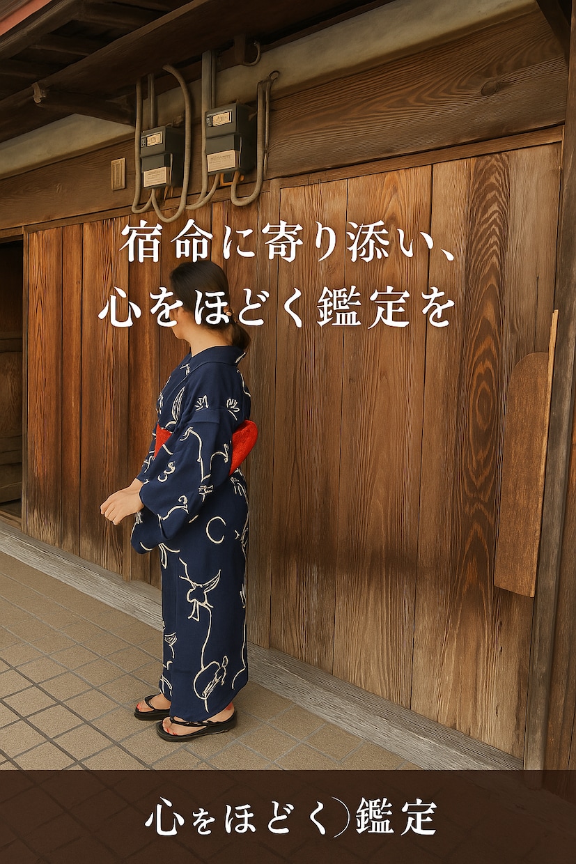 宿命を読み解き再生の時期をお伝えします 人生どん底からの再生タイミング鑑 イメージ1