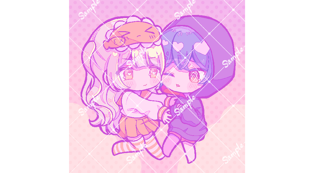 個性的なデフォルメイラスト制作します かわいくてもちもちするような♡イラストを制作します！ イメージ3