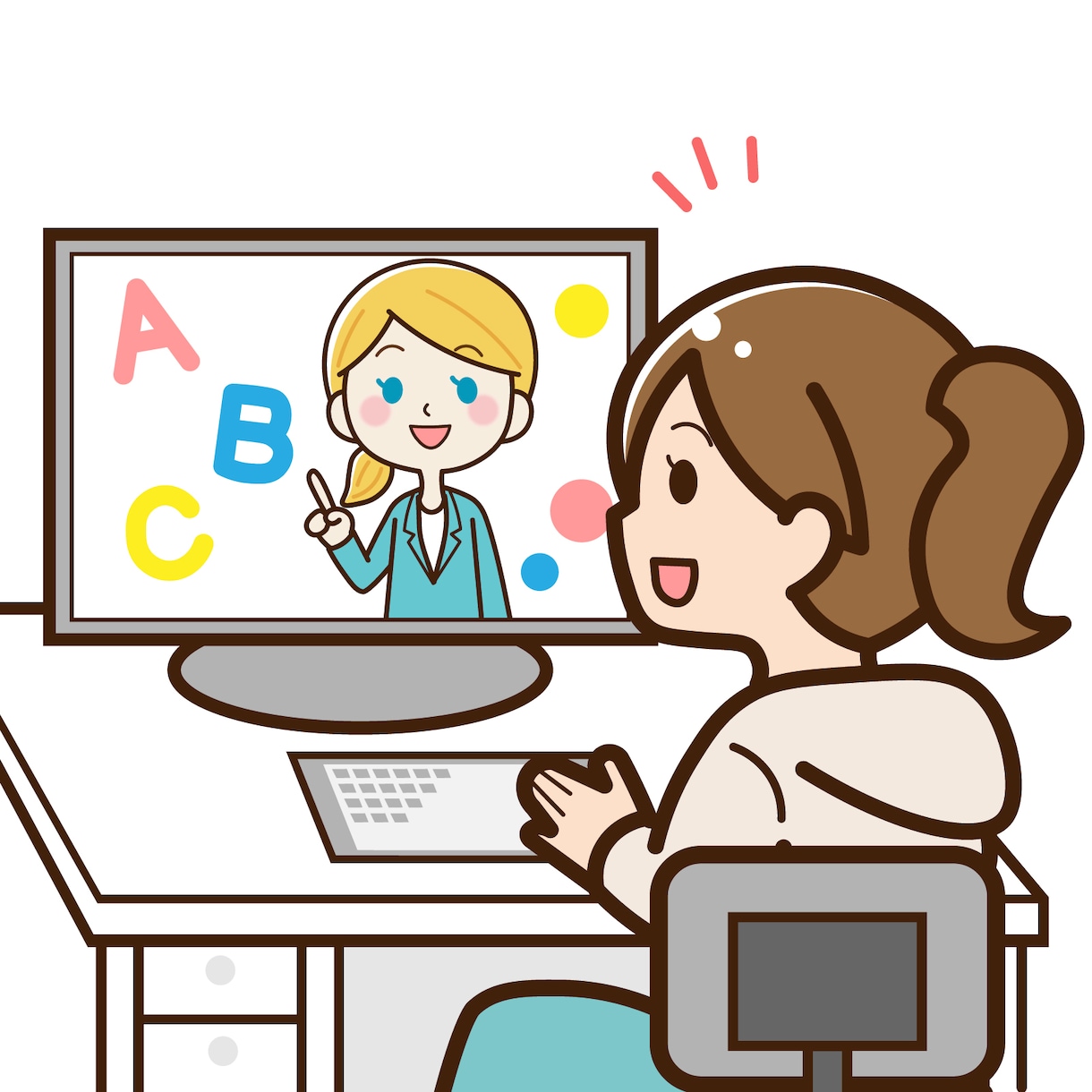 ビデオチャットでフリートーク英会話をします 私と楽しい英会話をしませんか？ イメージ1