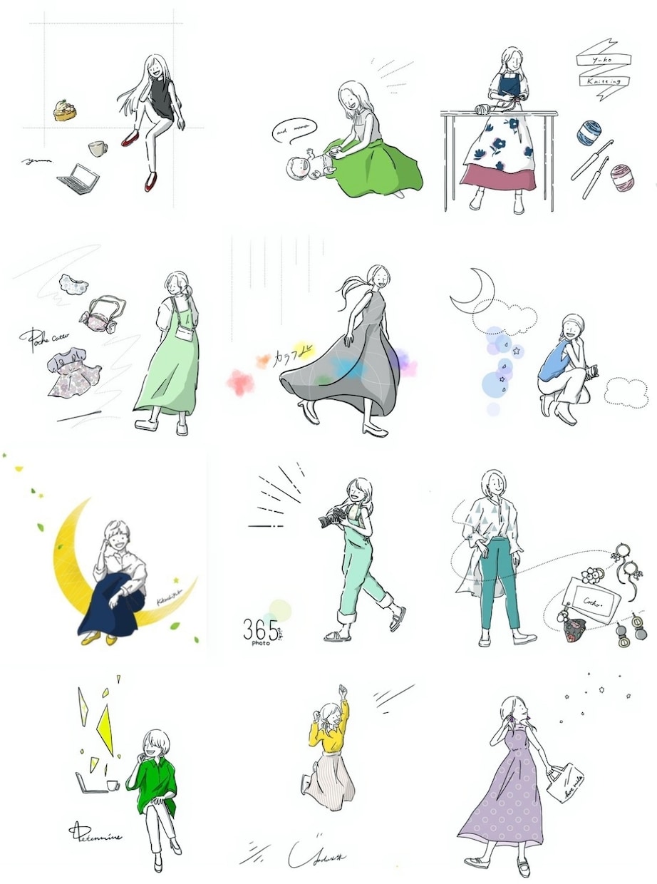 ゆるくてシンプルな似顔絵描きます ◆名刺、アイコン、チラシのワンポイントに！ イメージ4