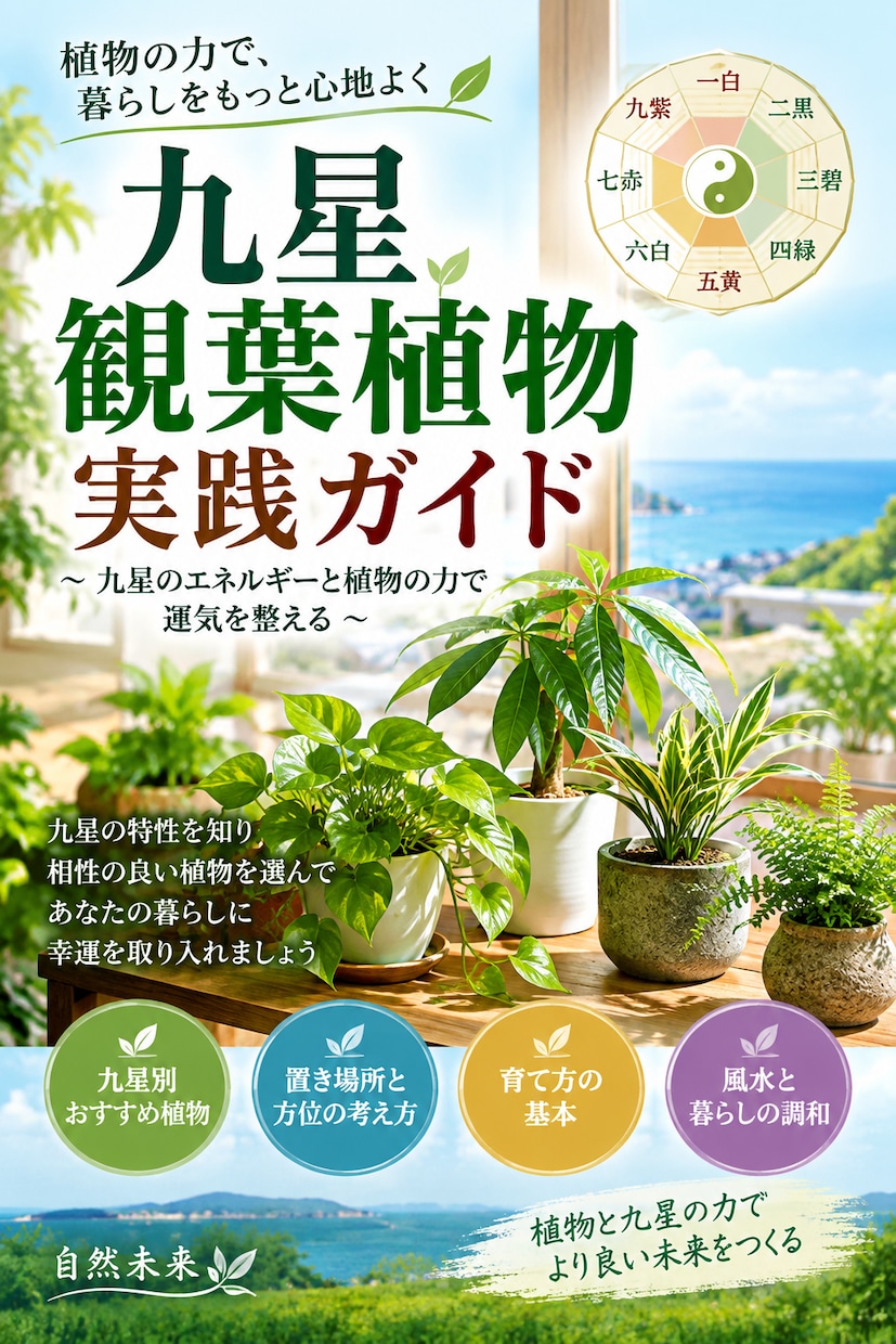 九星観葉植物実践ガイドをPDFでお届けます 九星と観葉植物を暮らしに活かす実践ガイド イメージ1