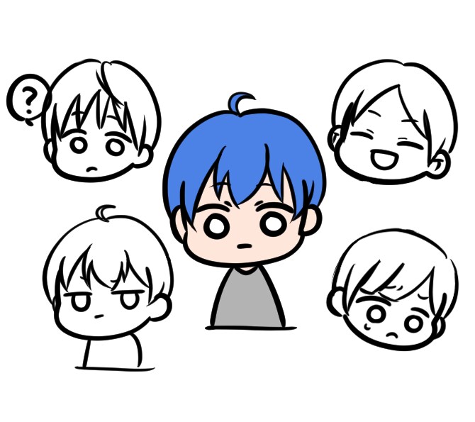 ゆるめのアイコン描きます SNS等で使えるゆるめの顔アイコンお描きします イメージ3
