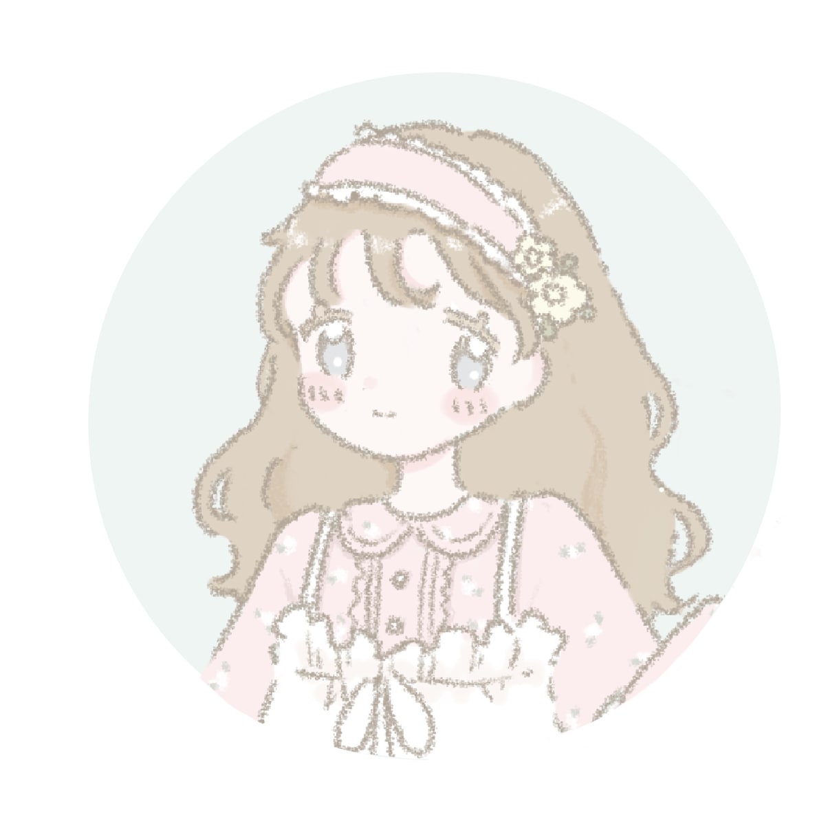 ふわっと可愛いsns用アイコンお描きします 淡い色合いで優しい印象を与えます イメージ2