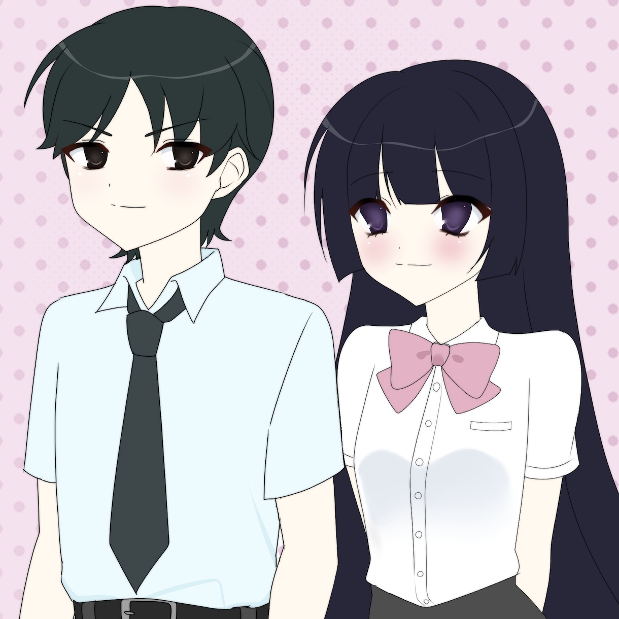 ギャルゲ風イラスト描きます ギャルゲーのような絵柄でイラストを描かせてください!! イメージ3