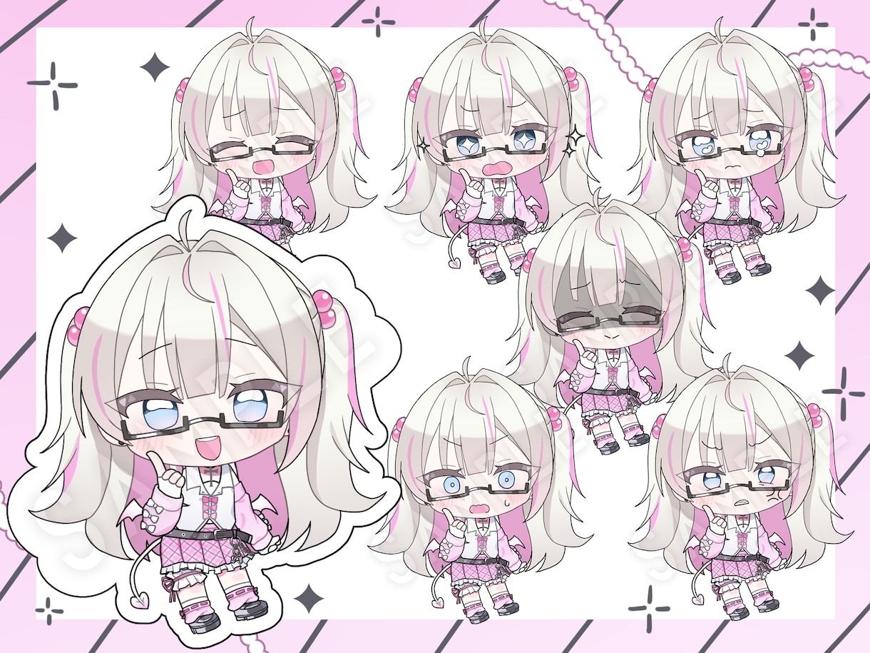 先着2名様に特典！】病みカワVTuber制作します Live2Dまで一括制作！プレゼント用や個人観賞もOK！ イメージ5