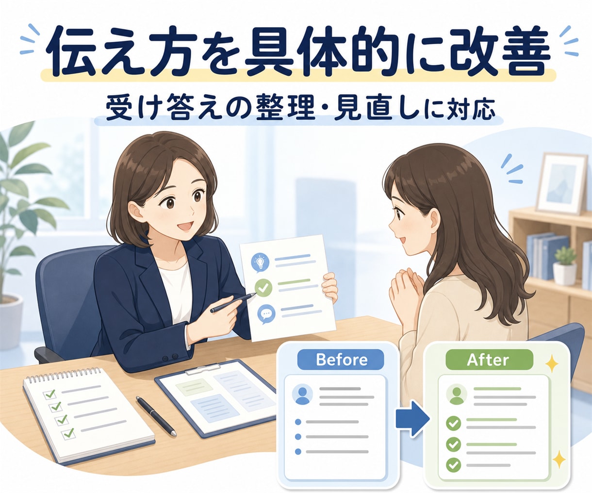 現役採用担当が模擬面接を行います ネットでは得られないリアルな面接対策を行います イメージ6