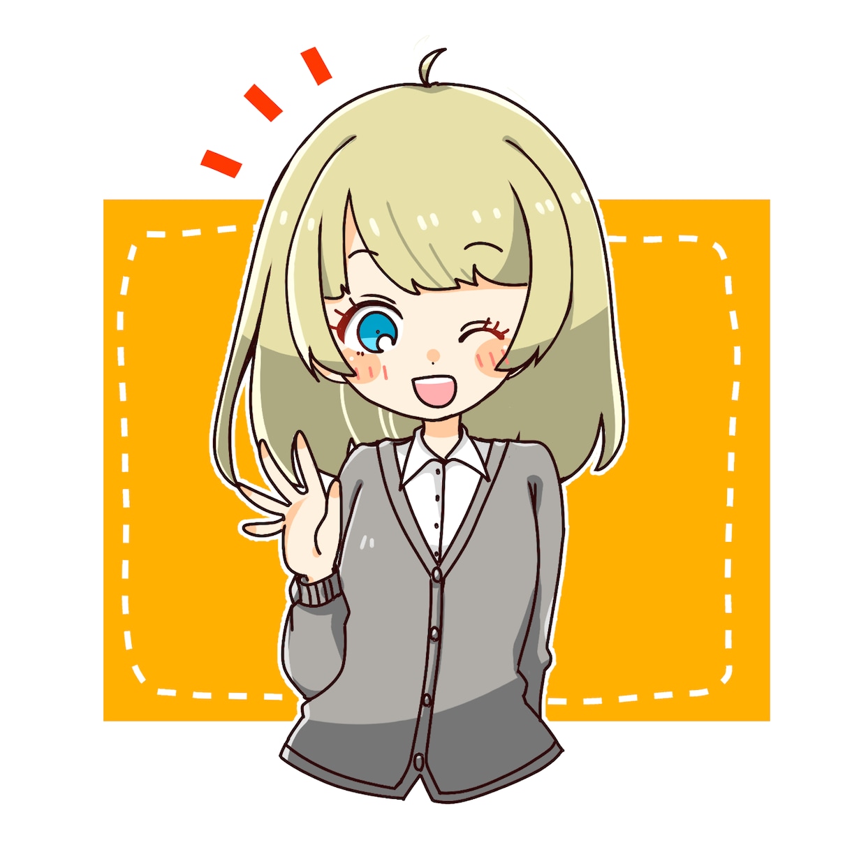 アイコン用イラストや挿絵を描きます SNSやちょっとした挿絵に。可愛い系のイラストをつけたい方へ イメージ2